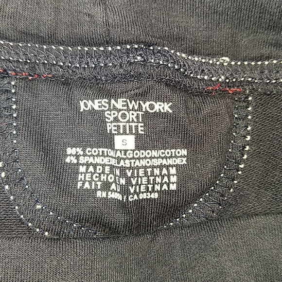 Jones New York Navy Sports Stretch Pants sz PS - Picture 9 of 9